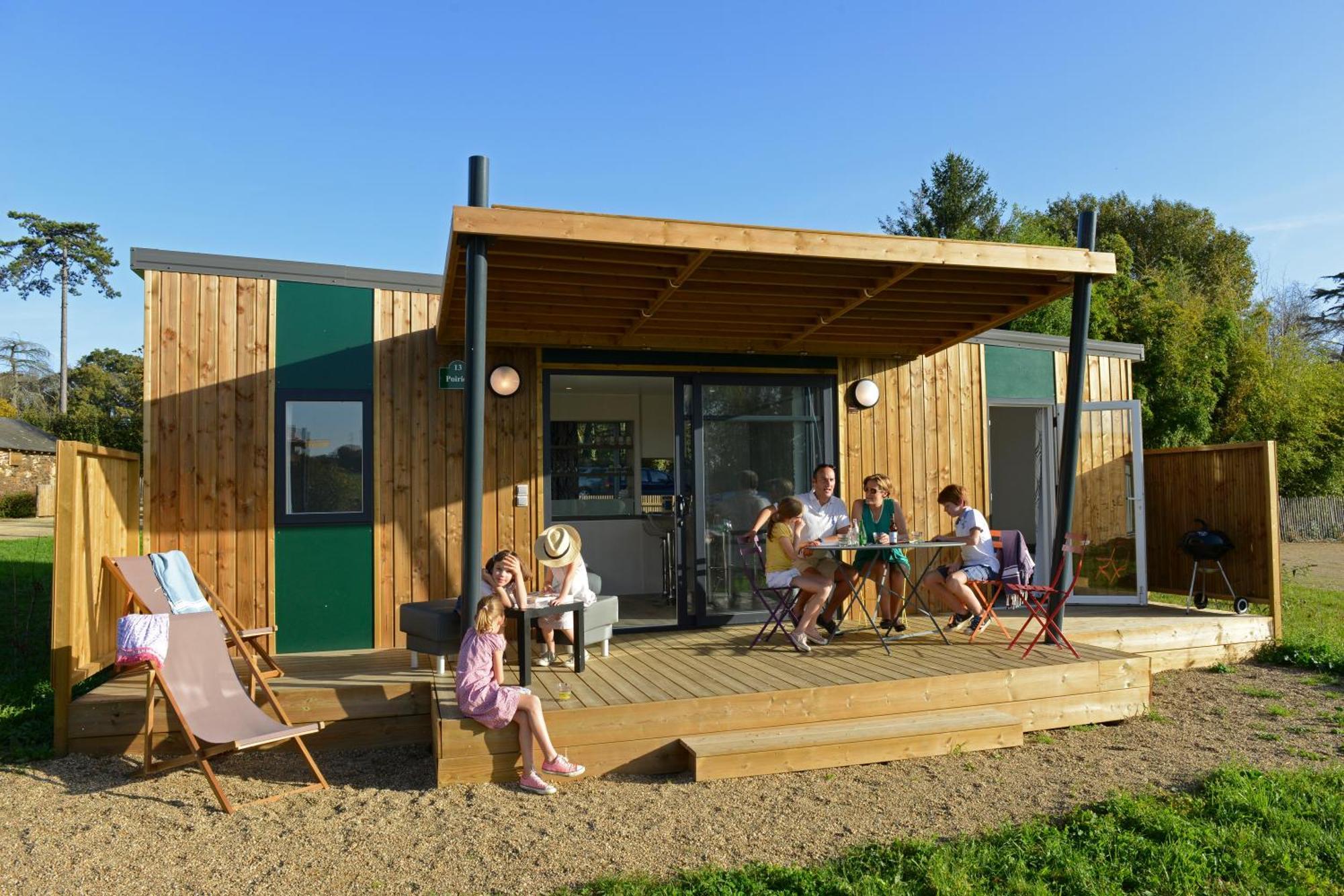 Les Roulottes & Cottages Du Moulin Chenillé-Changé Esterno foto